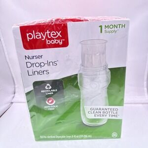 Playtex Baby Drop-Ins 8-10 Fluid oz. Baby Bottle Liners (150 Pieces) New